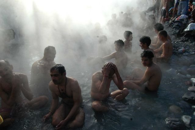 Hot Springs at Vashisht,Kullu